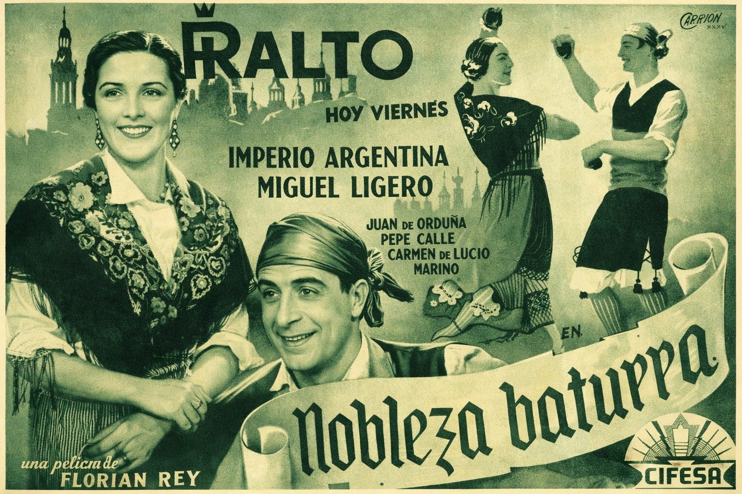 Las películas Es mi hombre y Nobleza baturra, dobladas