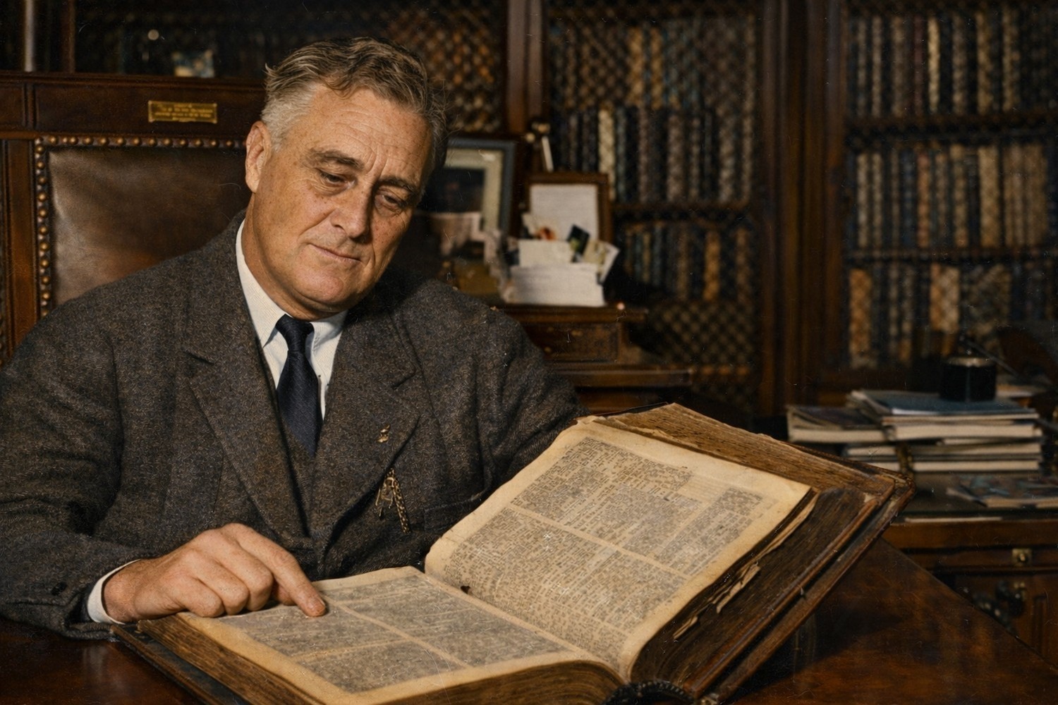 Roosevelt, presidente y candidato