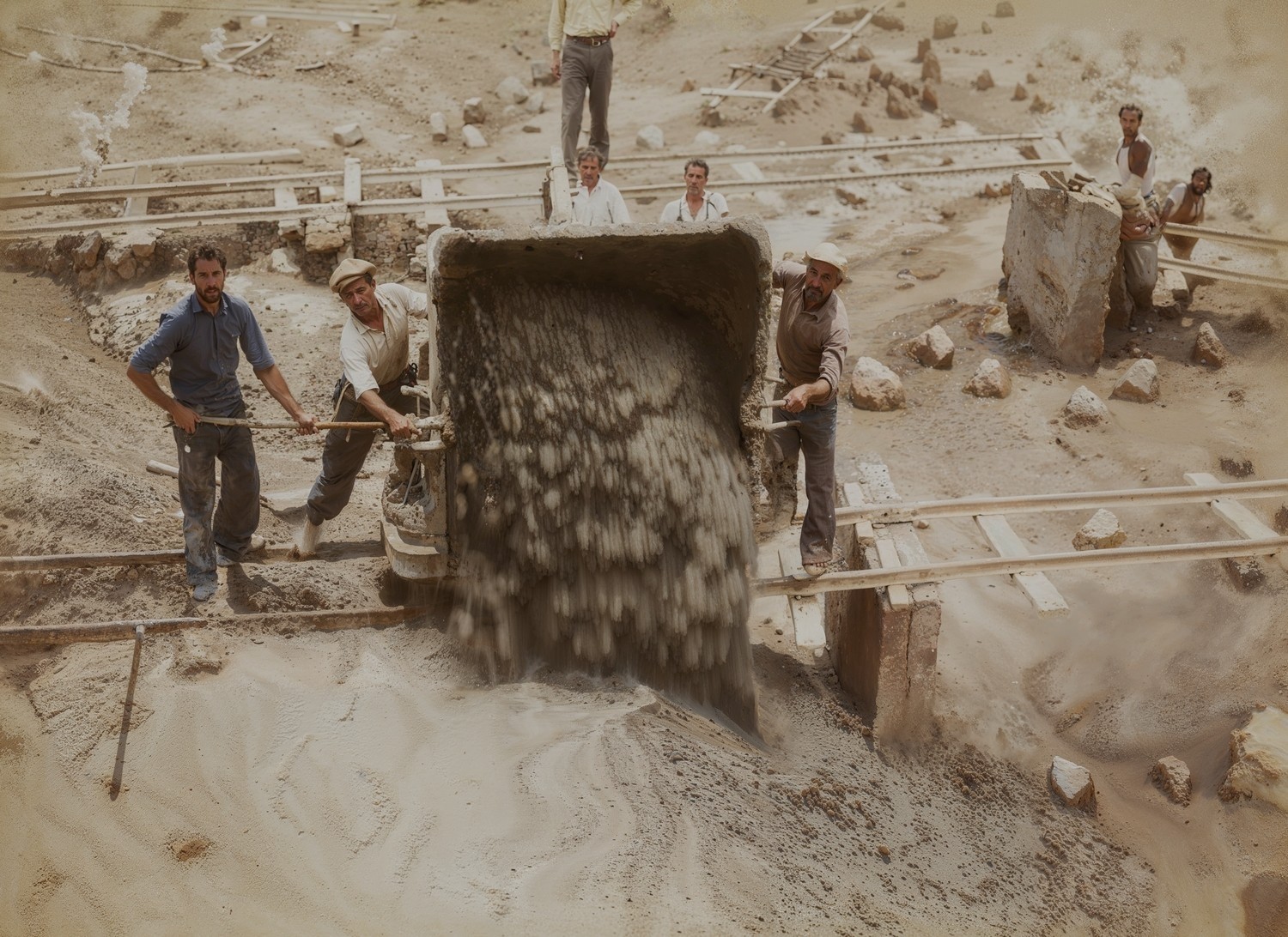 Los obreros de la construcción, la madera y la sastrería continúan en huelga