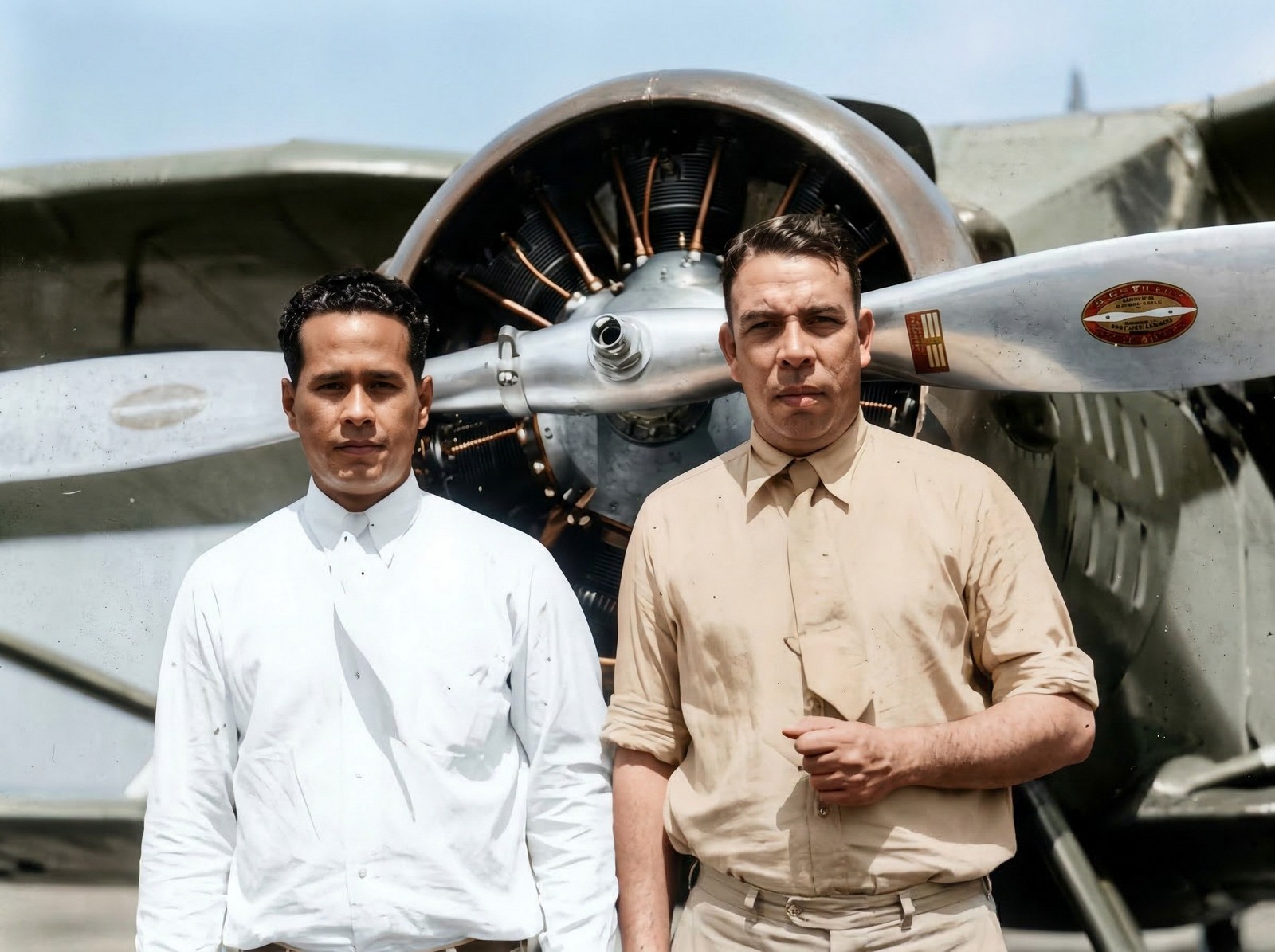 Los aviadores filipinos Calvo y Arnaiz ya están en Madrid