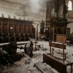 Iglesia del Carmen completamente destrozada