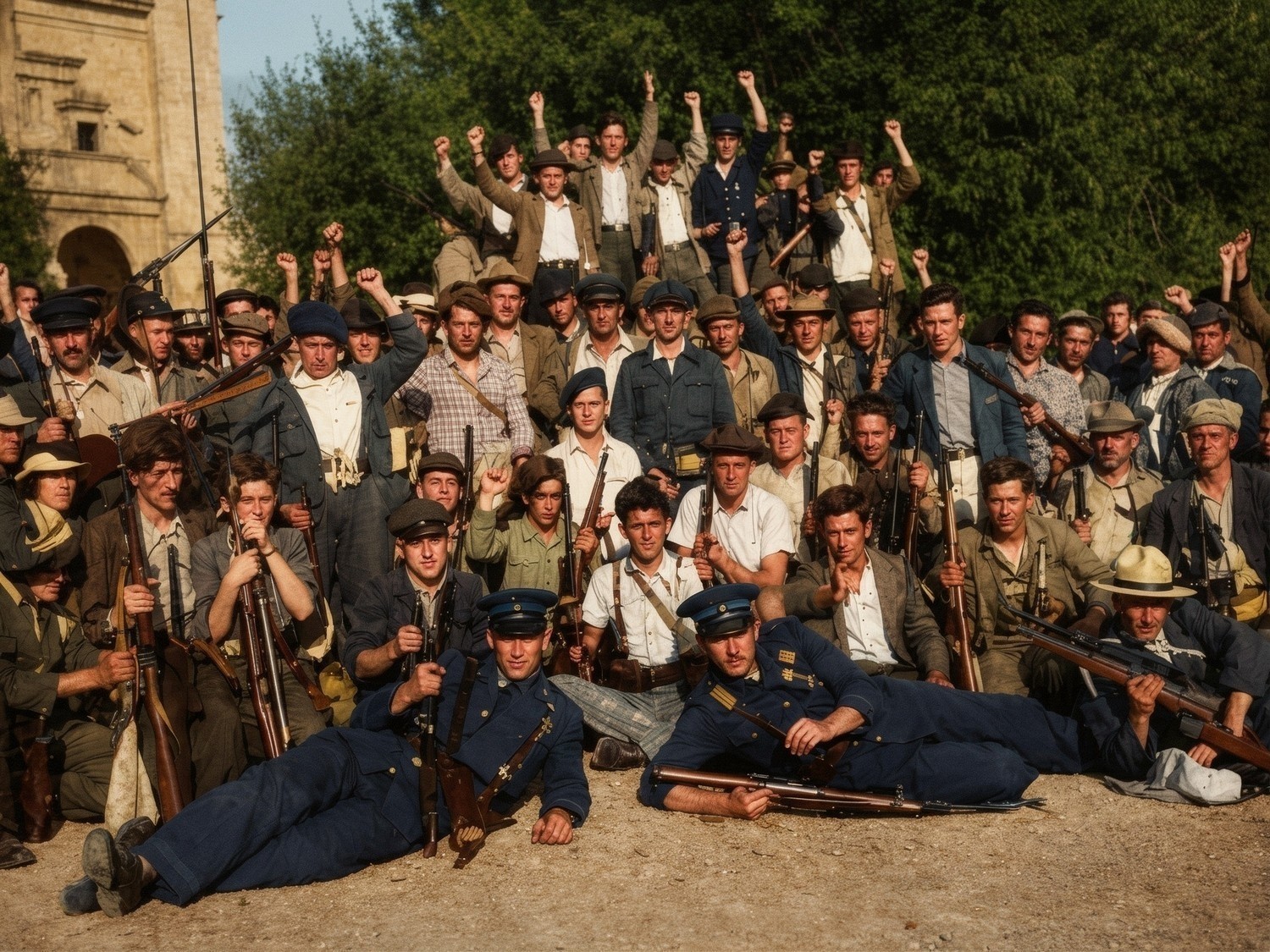 Las fuerzas leales recuperan Villanueva de la Serena, en Badajoz