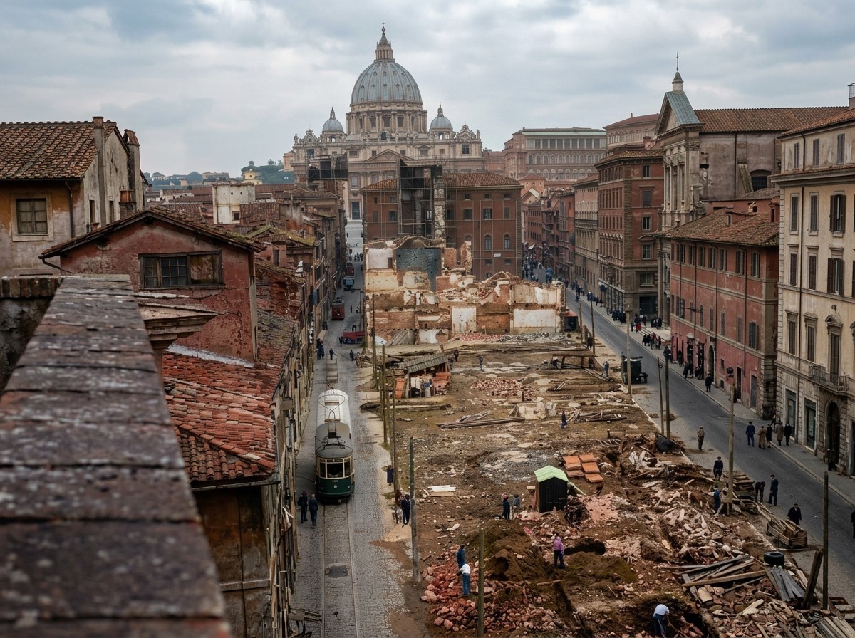 Hallado un busto del emperador Augusto en unas excavaciones en Roma
